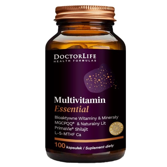 Doctor Life Multivitamin Essential, Bioaktywne Witaminy & Minerały Suplement Diety, 100 Kaps. Inna marka