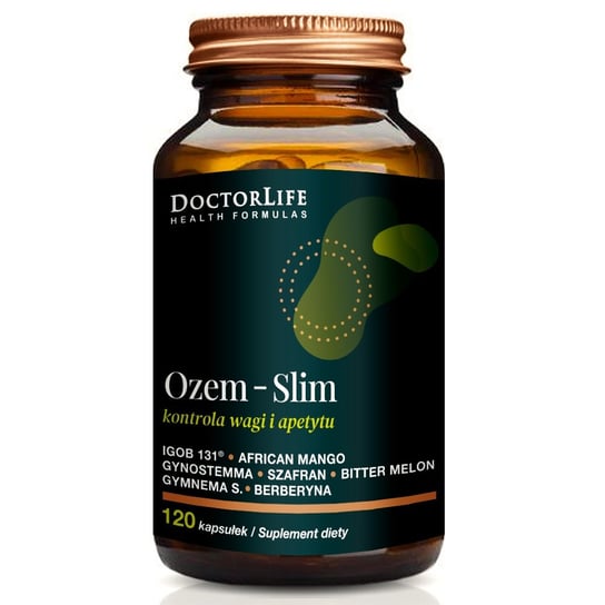 Doctor Life, Ozem-Slim, Suplement diety, wspomagający kontrolę wagi i apetytu, 120 kaps. Doctor Life