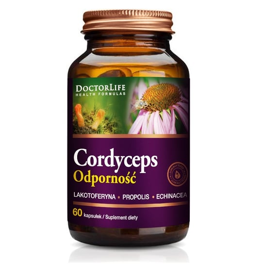 Doctor Life, Suplement diety Cordyceps odporność 550 mg, 60 kaps. Doctor Life