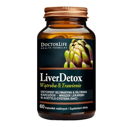 Doctor Life, suplement diety Liver detox, 60 kapsułek Doctor Life