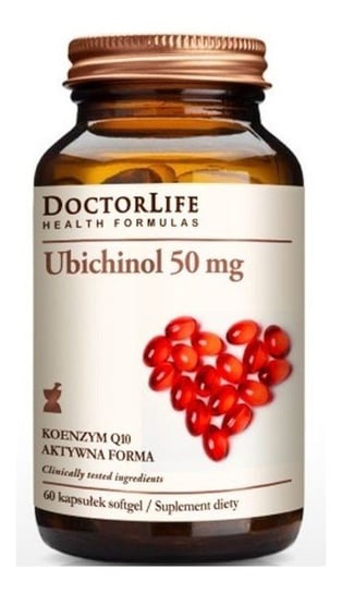 Doctor Life, Ubichinol koenzym Q10 aktywna forma 50 mg, Suplement diety, 60 kaps. Doctor Life