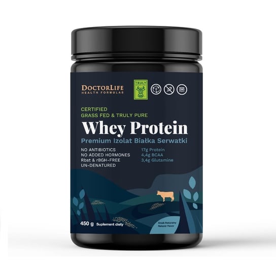 Doctor Life,Whey Protein o smaku neutralnym 450g Doctor Life