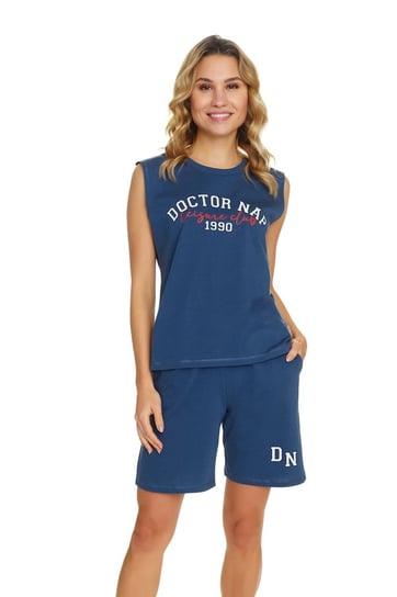 Doctor Nap Niebieska piżama w sportowym stylu L Doctor Nap