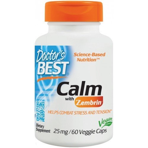 Doctor's Best Calm with Zembrin 25mg  Suplement diety, 60 kaps. wegańskich Doctor's Best