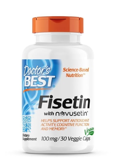 Doctor's Best Fisetin with Novusetin 100 mg - Suplement diety, 30 kaps. Doctor's Best