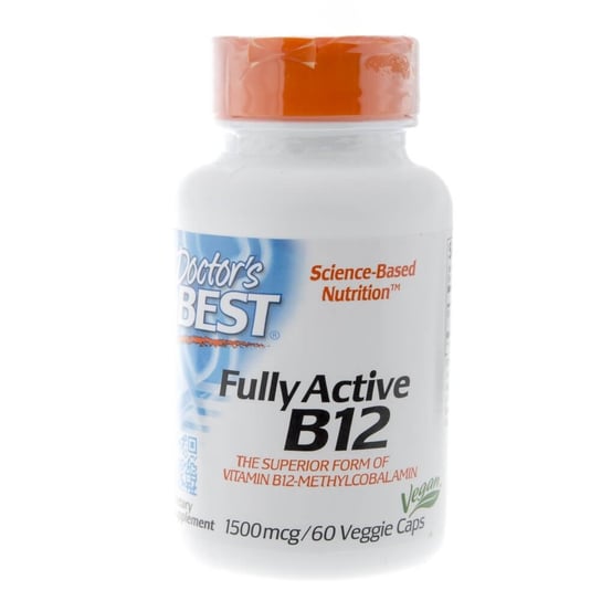 Doctor's Best, Fully Active B12 1500 mcg, Suplement diety, 60 kaps. Doctor's Best