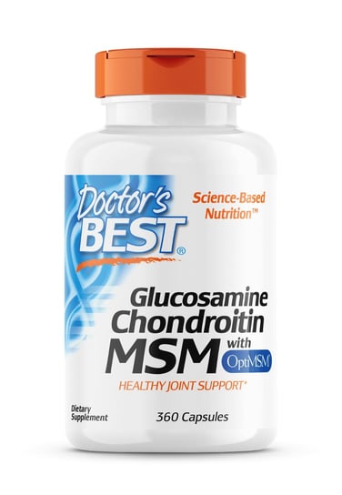 Doctor's Best Glukozamina Chondroityna MSM - 3Suplement diety, 60 kaps. Doctor's Best