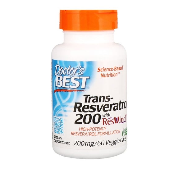 Doctor'S Best, Trans-Resveratrol 200 Mg + Pol Doctor's Best