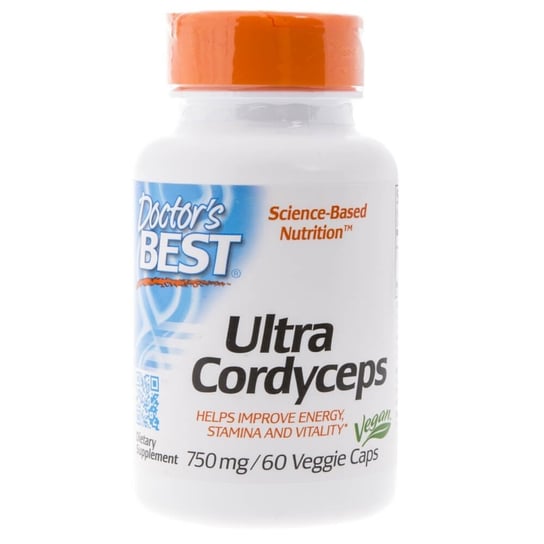 Doctor's Best, Ultra Cordyceps 750 mg, Suplement diety, 60 kaps. Doctor's Best