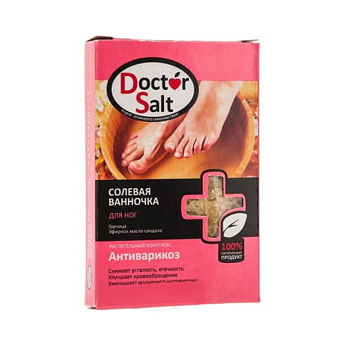 Doctor Salt - Sól do kąpieli nóg - Przeciw żylakom - 100g inna