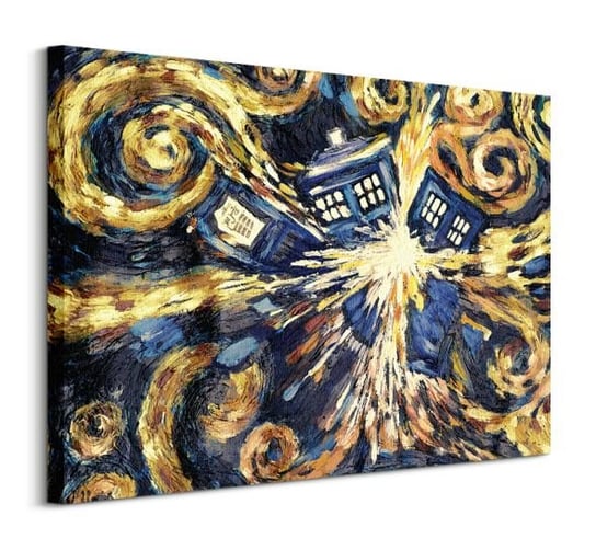 Doctor Who Exploding TARDIS - obraz na płótnie Doktor Who
