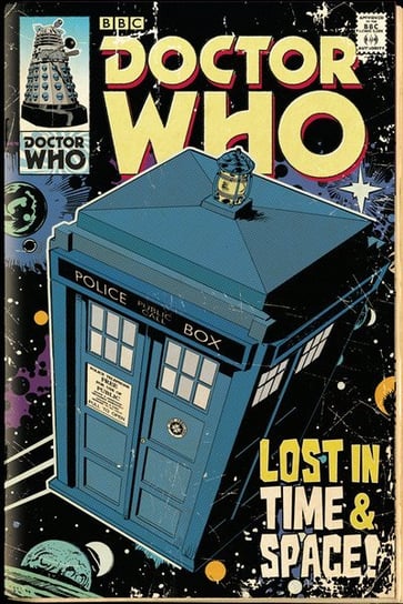 Doctor Who Tardis Komiksowa Wersja - plakat 61x91,5 cm Inny producent