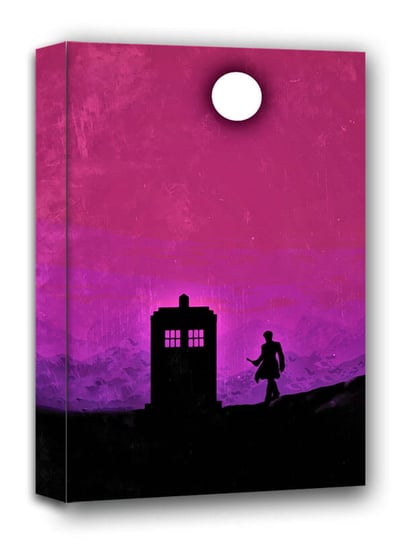 Doctor Who Vintage - obraz na płótnie 50x70 cm Galeria Plakatu