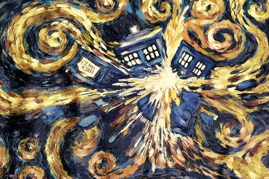 Doctor Who Wybuch Tardis - plakat 91,5x61 cm Inny producent