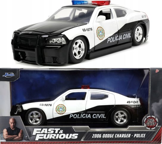 DODGE Charger Fast&Furious 5 Police car JADA 1:24 Jada