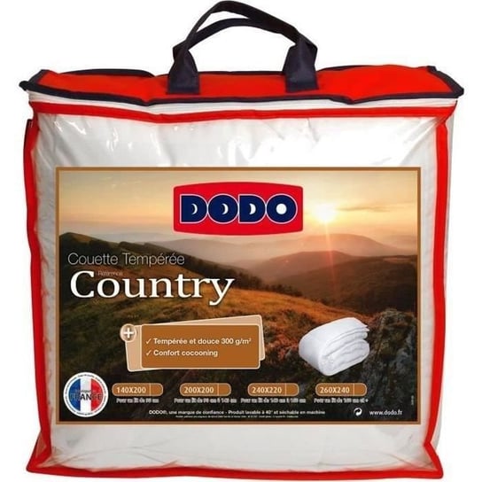 DODO Country koldra umiarkowana - 140 x 200 cm - biala Dodo