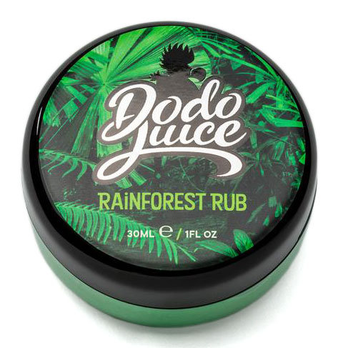 Dodo Juice Rainforest Rub 30ml - łatwy w aplikacji wosk naturalny Dodo Juice