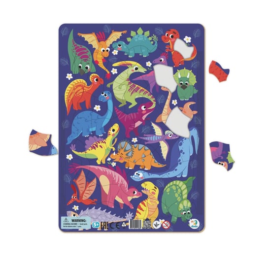 Dodo, puzzle, Dinozaury, 53 el. Dodo