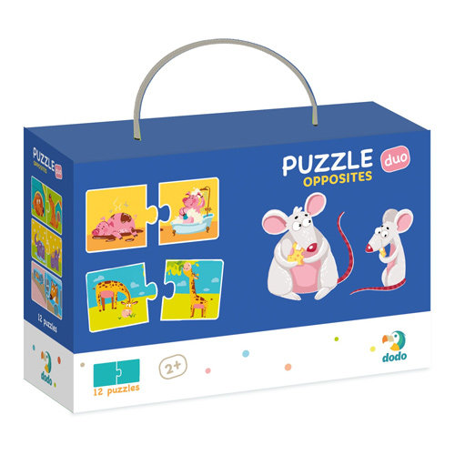 Dodo, puzzle, Duo Przeciwieństwa, 2x12 el. Dodo