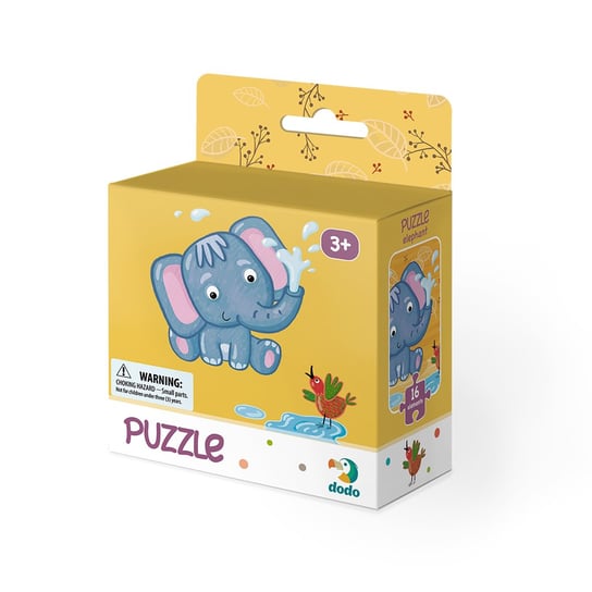 Dodo, puzzle, Duo zestaw 2, Żyrafa/Słoń/Lew/Małpka, 4x16 el. Dodo