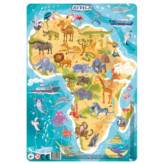 Dodo, puzzle, ramkowe, Afryka, 53 el. Dodo