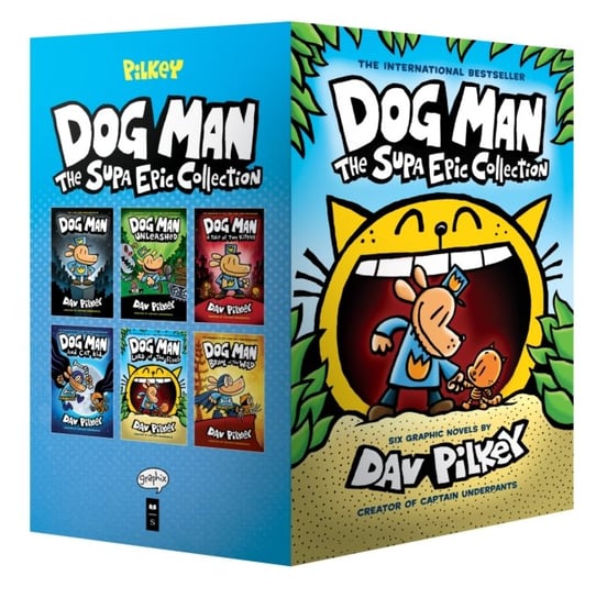 Dog Man 1-6. The Supa Epic Collection. From the Creator of Captain Underpants Pilkey Dav
