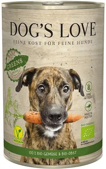 DOG'S LOVE BIO GREENS - ekologiczna warzywno-owocowa karma dla psów (400g) Lovedog