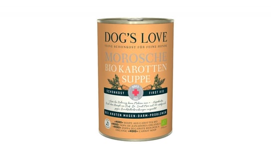 DOG'S LOVE BIO Morosche - ekologiczna zupa Moro z marchwi (400g) Lovedog