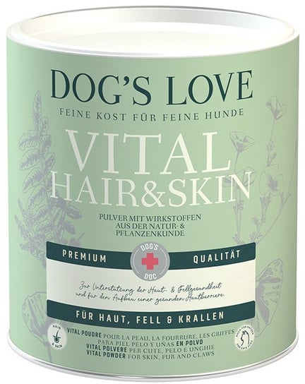 DOG'S LOVE DOC VITAL Hair & Skin - preparat na skórę i sierść dla psa (350g) LoveDog
