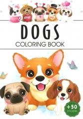 Dogs. Coloring book Opracowanie zbiorowe
