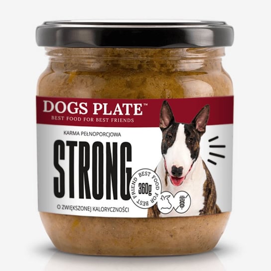 Dogs Plate Strong z wołowiną karma dla psów dorosłych 360g Dogs Plate