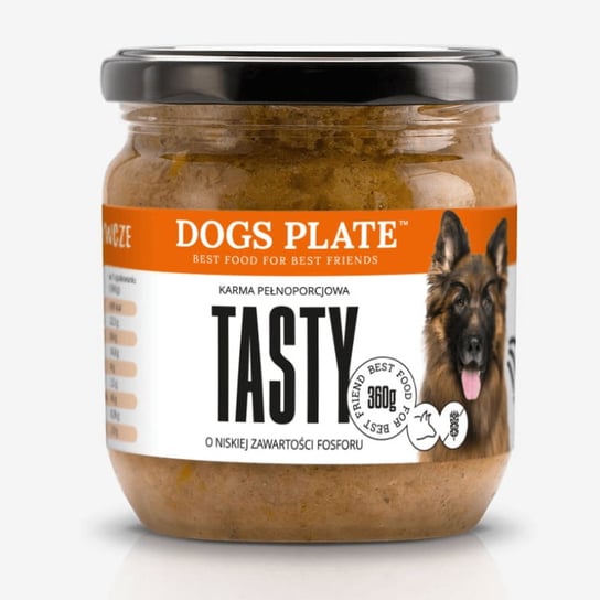 Dogs Plate Tasty Karma Dla Psów Dorosłych Z Szynki Wieprzowej 360G Dogs Plate
