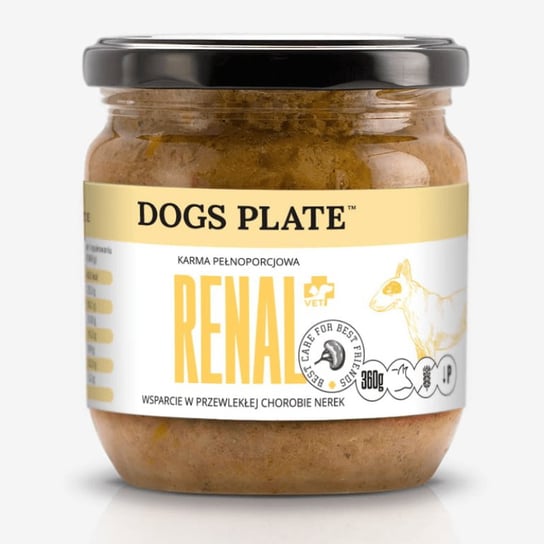 Dogs Plate Vet Renal z wieprzowiną 360g Dogs Plate
