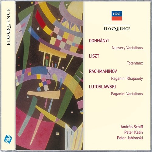 Dohnanyi: Nursery Variations; Liszt: Totentanz; Rachmaninov: Paganini Rhapsody András Schiff, Peter Katin, Peter Jablonski