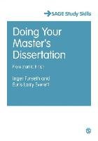 Doing Your Master's Dissertation Furseth Inger