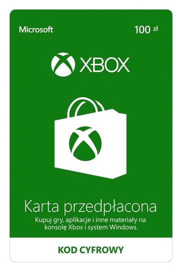 Doładowanie Xbox 100 zł Microsoft