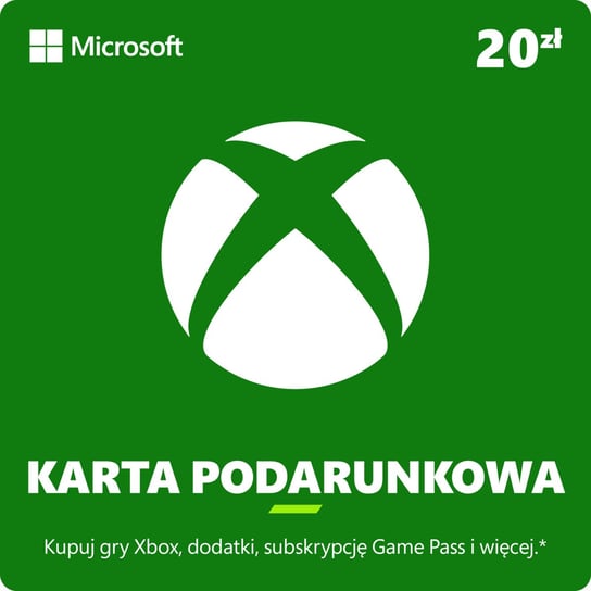 Doładowanie Xbox 20 zł Microsoft