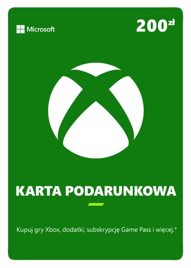 Doładowanie Xbox 200 zł Microsoft