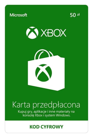 Doładowanie Xbox 50 zł Microsoft