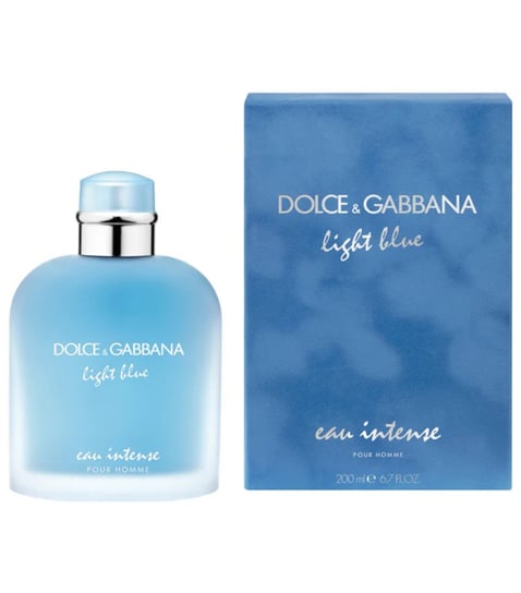 Dolce & Gabbana, Light Blue Eau Intense Pour Homme, woda perfumowana, 200 ml Dolce & Gabbana
