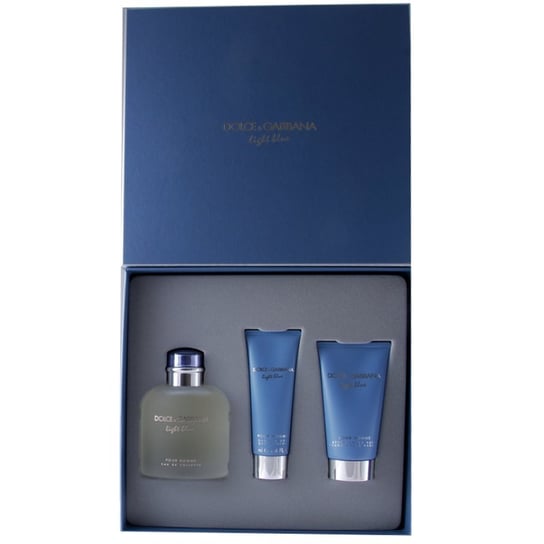 Dolce & Gabbana, Light Blue pour Homme, zestaw kosmetyków, 3 szt. Dolce & Gabbana