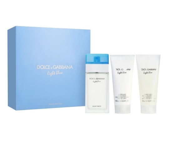 Dolce & Gabbana, Light Blue Women, zestaw kosmetyków, 3 szt. Dolce & Gabbana