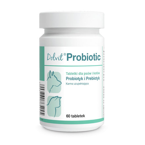 Dolfos Dolvit Probiotic - Probiotyk Dla Kotów I Psów 60Tabl Dolfos