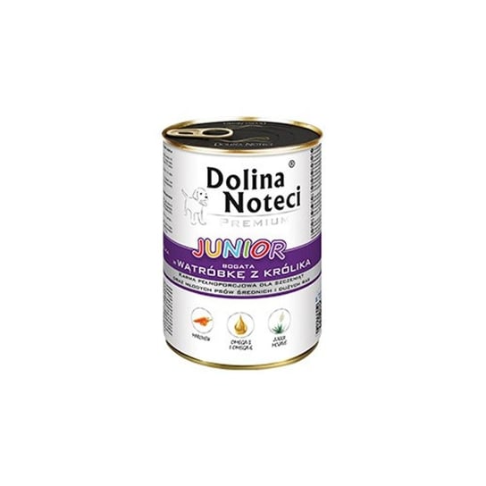 DOLINA NOTECI Premium JUNIOR KARMA mokra dla SZCZENIĄT 400g Królik Dolina Noteci