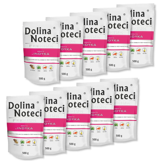 Dolina Noteci Premium Karma Indyk 500g - ZESTAW 10 SZTUK Dolina Noteci