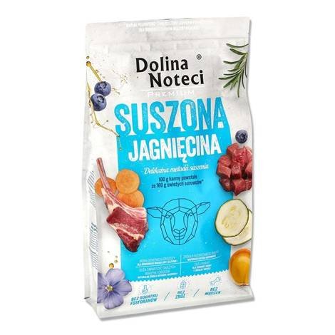 Dolina Noteci Suszona Karma Dla Psa Bogata W Jagnięcinę 9Kg Dolina Noteci