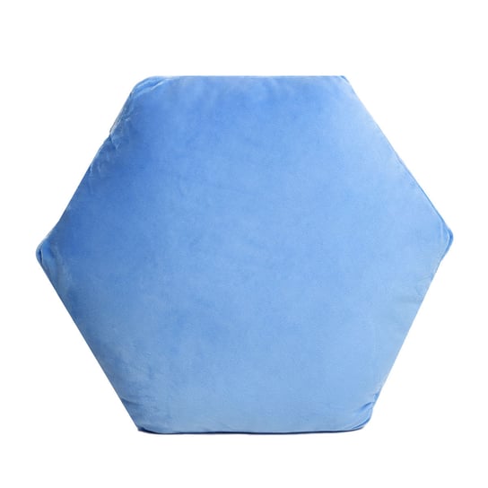 Domarex, Poduszka dekoracyjna Shape Bryła 3D, niebieska, 38x42x12 cm Domarex