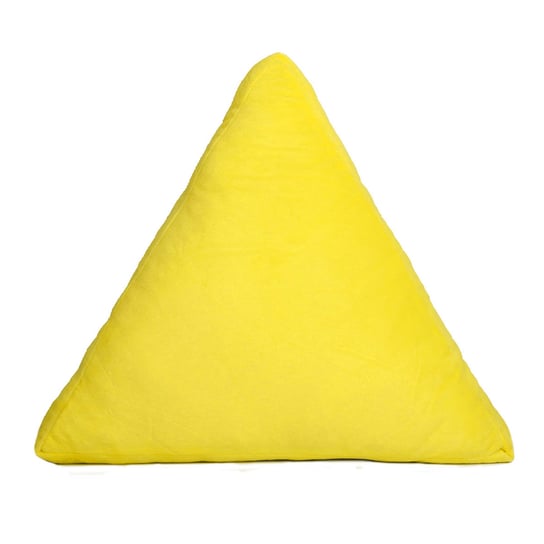 Domarex, Poduszka dekoracyjna Shape Bryła 3D, żółta, 43x50 cm Domarex
