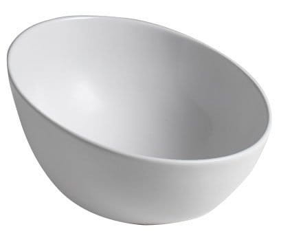 DOME OBLIQUO umywalka ceramiczna nablatowa, Ø 44,5cm, biały Inna marka