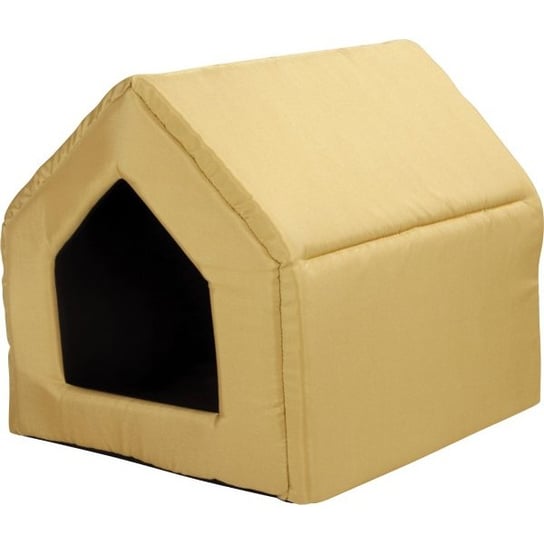 Domek dla psa AMI PLAY Exclusive, żółty, 51x43x43 cm . Ami Play